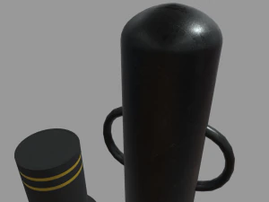 Bollards 03 04 05 06 3D Model