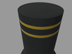 Bollards 03 04 05 06 3D Model