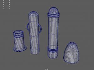 Bollards 03 04 05 06 3Dモデル