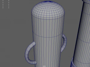 Bollards 03 04 05 06 3D Model