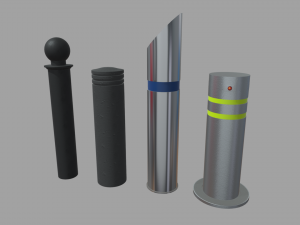 Bollards 07 08 09 010 3D Модель