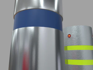 Bollards 07 08 09 010 3D Model