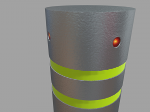 Bollards 07 08 09 010 3D 모델
