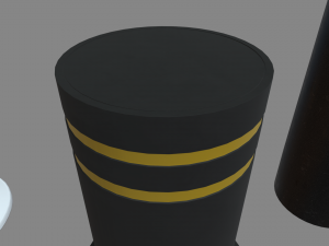 Bollards Pack 3D 模型