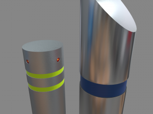 Bollards Pack 3D 模型