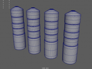 Bollards Pack 3D 模型