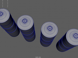 Bollards Pack 3D 模型