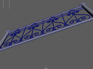 Fence 01 3D Model