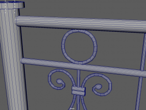 Fence 01 3D Model