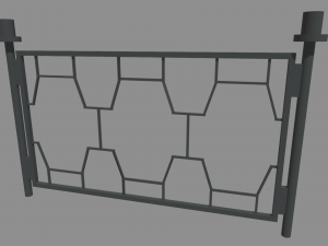 Fence 02 3D Model