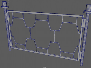 Fence 02 3D Model