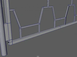 Fence 02 3D Model