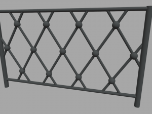 Fence 04 3D Model