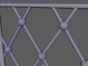 Fence 04 3D Model