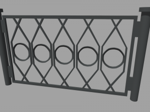 Fence 06 3D Model