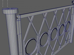 Fence 06 3D Model