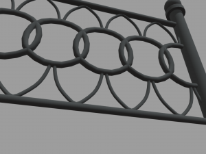 Fence 07 3D 모델