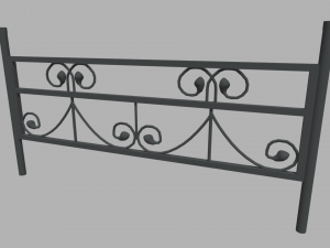 Fence 08 3D Model