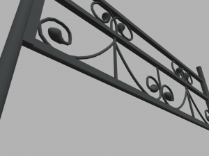 Fence 08 3D Model