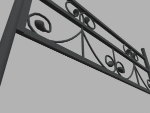Fence 08 3D Model