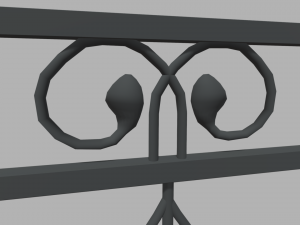 Fence 08 3D Model