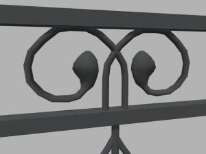 Fence 08 3D Model