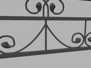 Fence 08 3D Model