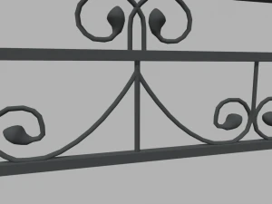 Fence 08 3D Model