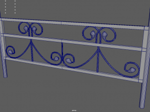Fence 08 3D Model