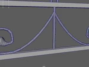 Fence 08 3D Model