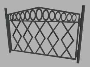 Fence 09 3D Model