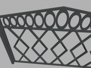 Fence 09 3D 모델