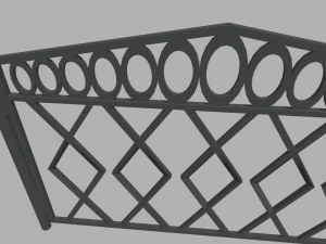 Fence 09 3D Model