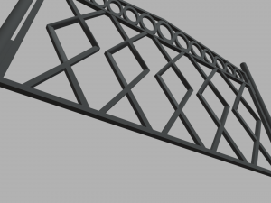 Fence 09 3D 모델