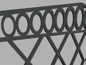 Fence 09 3D 모델