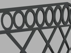 Fence 09 3D Model