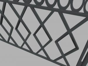 Fence 09 3D 모델