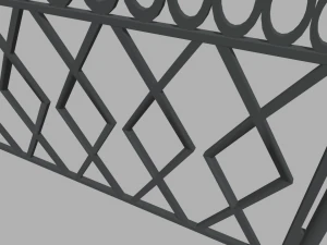 Fence 09 3D Model