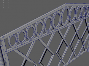 Fence 09 3D 모델
