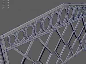 Fence 09 3D Model