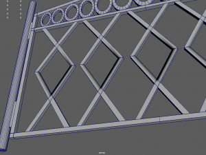 Fence 09 3D 모델