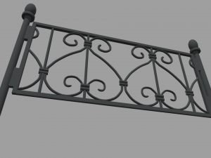 Fence 010 Model 3D