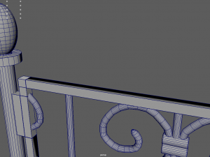 Fence 010 Model 3D