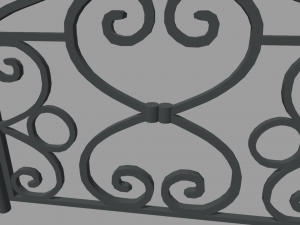 Fence 011 3D Model