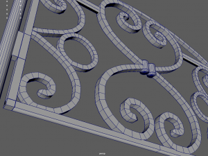 Fence 011 3D Model