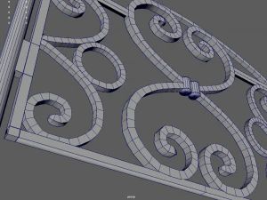 Fence 011 3D Model
