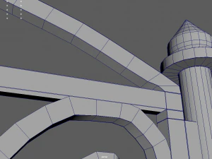 Fence 011 3D Model