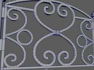 Fence 011 3D Model