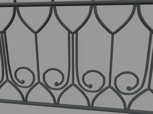 Забор 012 3D Модель