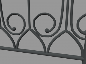 Fence 012 3D 모델